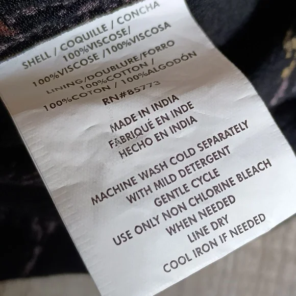 O'Neill Alana black MIDI wrap dress size medium - Picture 8 of 8